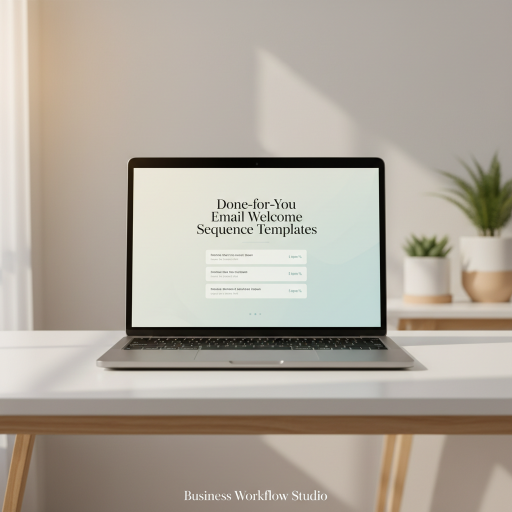 Email Welcome Sequence Mockup