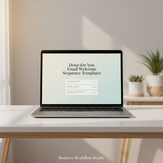 Email Welcome Sequence Mockup
